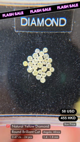 Natural Yellow Diamond Deal (0.47 cts)
